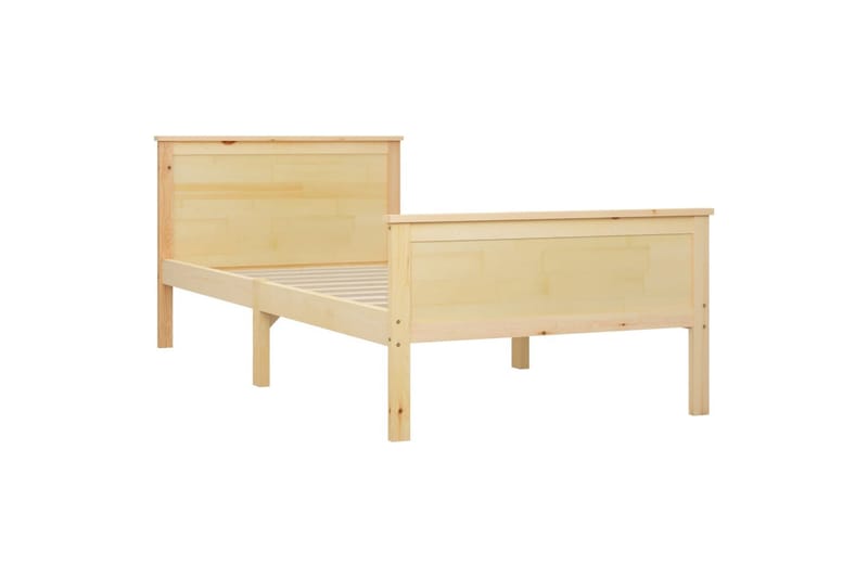 Sängynrunko täysi mänty 100x200 cm - Ruskea - Huonekalut - Pöytä & ruokailuryhmä - Apupöytä & sivupöytä - Yöpöytä