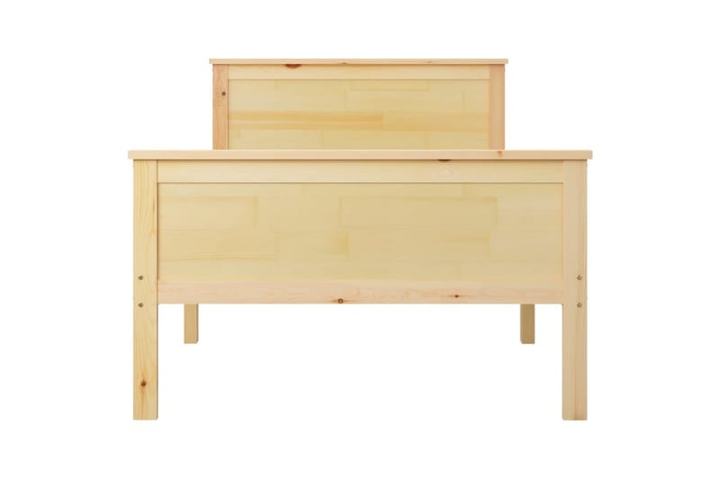 Sängynrunko täysi mänty 100x200 cm - Ruskea - Huonekalut - Pöytä & ruokailuryhmä - Apupöytä & sivupöytä - Yöpöytä