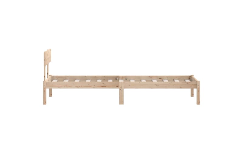 Sängynrunko täysi mänty 90x190 cm UK Single - Ruskea - Huonekalut - Pöytä & ruokailuryhmä - Apupöytä & sivupöytä - Yöpöytä