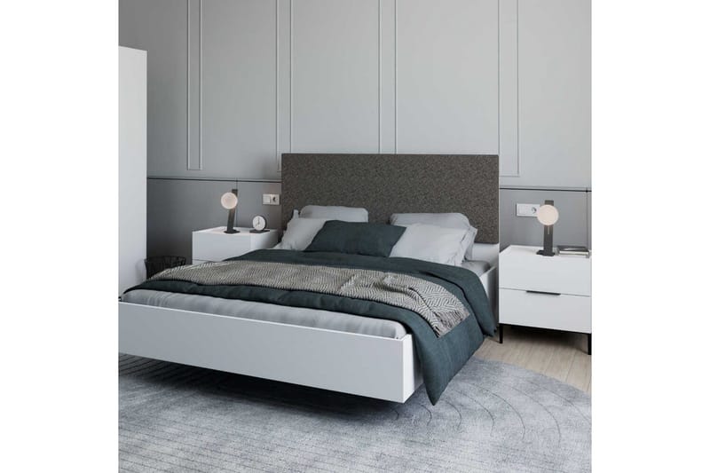 Yöpöytä Seesteinen Valkoinen - Valkoinen - Huonekalut - Pöytä & ruokailuryhmä - Apupöytä & sivupöytä - Yöpöytä