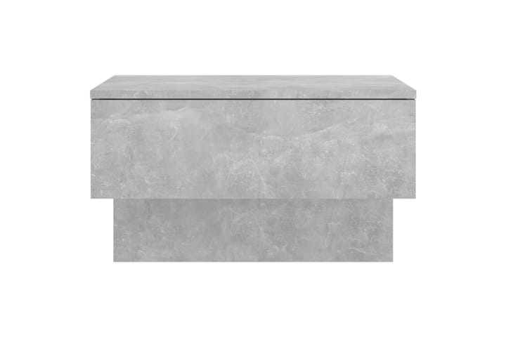 Seinäkiinnitettävät yöpöydät 2 kpl betoninharmaa - Harmaa - Yöpöytä