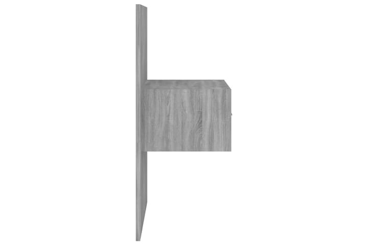 Seinäkiinnitettävät yöpöydät 2 kpl harmaa Sonoma - Harmaa - Yöpöytä
