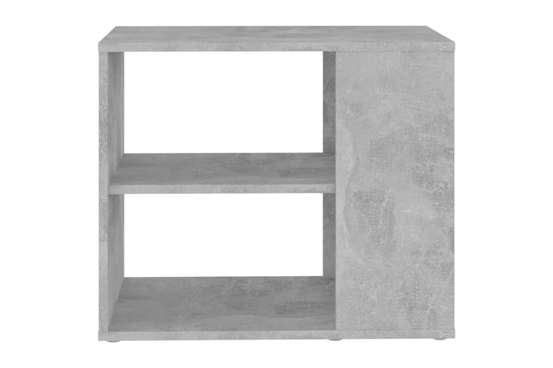 Sivukaappi betoninharmaa 60x30x50 cm lastulevy - Huonekalut - Pöytä & ruokailuryhmä - Apupöytä & sivupöytä - Yöpöytä