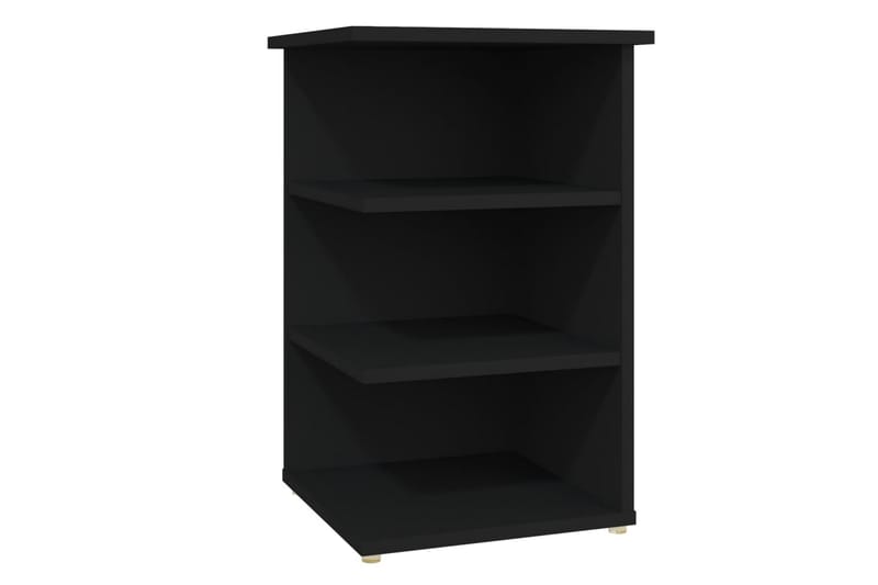 Sivukaappi musta 35x35x55 cm lastulevy - Huonekalut - Pöytä & ruokailuryhmä - Apupöytä & sivupöytä - Yöpöytä