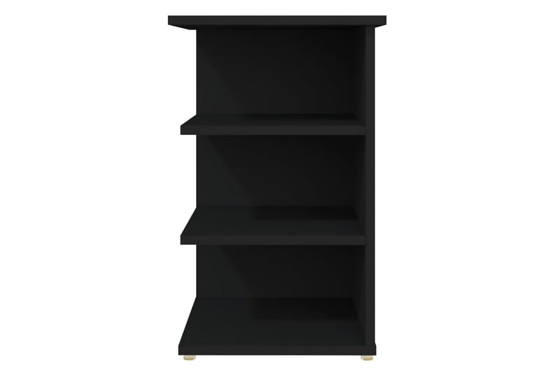 Sivukaappi musta 35x35x55 cm lastulevy - Huonekalut - Pöytä & ruokailuryhmä - Apupöytä & sivupöytä - Yöpöytä