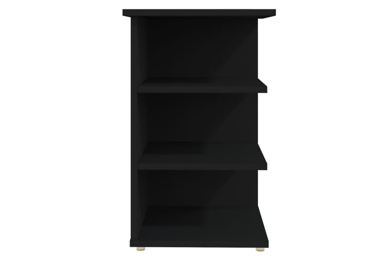 Sivukaappi musta 35x35x55 cm lastulevy - Huonekalut - Pöytä & ruokailuryhmä - Apupöytä & sivupöytä - Yöpöytä