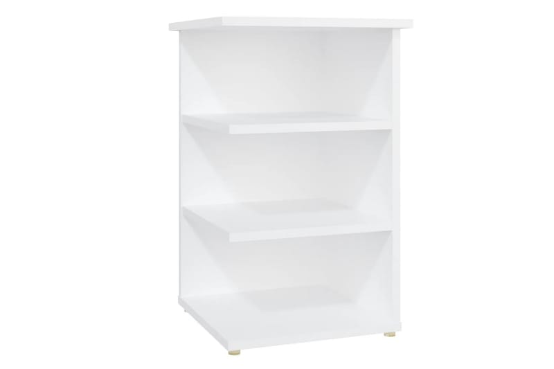 Sivukaappi valkoinen 35x35x55 cm lastulevy - Huonekalut - Pöytä & ruokailuryhmä - Apupöytä & sivupöytä - Yöpöytä