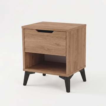 Yöpöytä Skye Decor Bren (44 x 52,2 x 34,4 cm) Tammi - Tammi - Huonekalut - Pöytä & ruokailuryhmä - Apupöytä & sivupöytä - Yöpöytä
