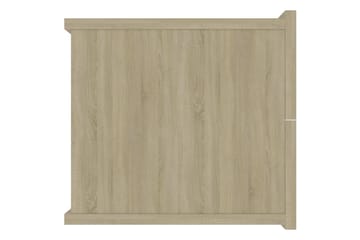 Yöpöytä sonoma tammi 40x30x30 cm lastulevy - Beige - Huonekalut - Pöytä & ruokailuryhmä - Apupöytä & sivupöytä - Yöpöytä