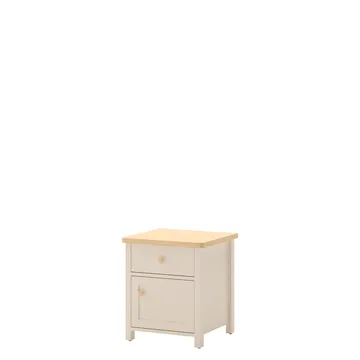 yöpöytä Story Beige, tammi - Beige, tammi - Huonekalut - Pöytä & ruokailuryhmä - Apupöytä & sivupöytä - Yöpöytä
