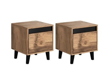 Strontian Sängbord 40 cm Scandinavian Choice Anthracite - Huonekalut - Pöytä & ruokailuryhmä - Apupöytä & sivupöytä - Yöpöytä