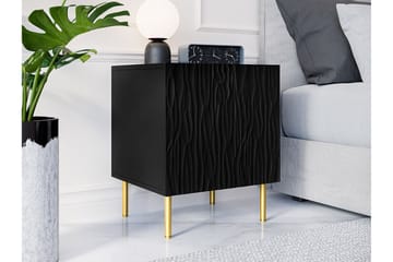Strontian Sängbord 44 cm Scandinavian Choice Black - Huonekalut - Pöytä & ruokailuryhmä - Apupöytä & sivupöytä - Yöpöytä