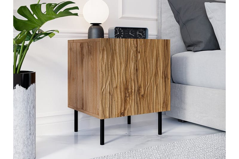 Strontian Sängbord 44 cm Scandinavian Choice Black - Huonekalut - Pöytä & ruokailuryhmä - Apupöytä & sivupöytä - Yöpöytä