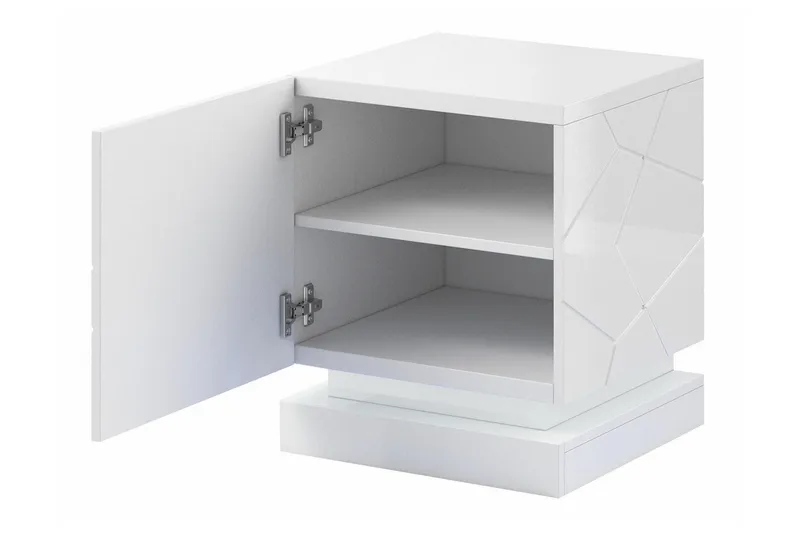 Strontian Sängbord 46 cm Scandinavian Choice Black - Huonekalut - Pöytä & ruokailuryhmä - Apupöytä & sivupöytä - Yöpöytä