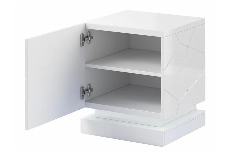 Strontian Sängbord 46 cm Scandinavian Choice White - Huonekalut - Pöytä & ruokailuryhmä - Apupöytä & sivupöytä - Yöpöytä