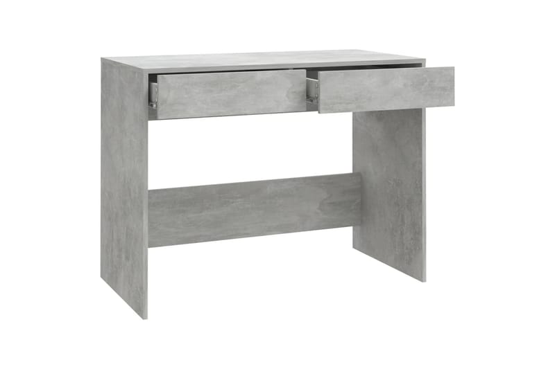 Työpöytä betoninharmaa 101x50x76,5 cm lastulevy - Harmaa - Huonekalut - Pöytä & ruokailuryhmä - Apupöytä & sivupöytä - Yöpöytä