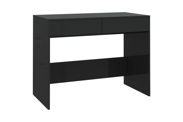 Työpöytä musta 101x50x76,5 cm lastulevy - Musta - Yöpöytä