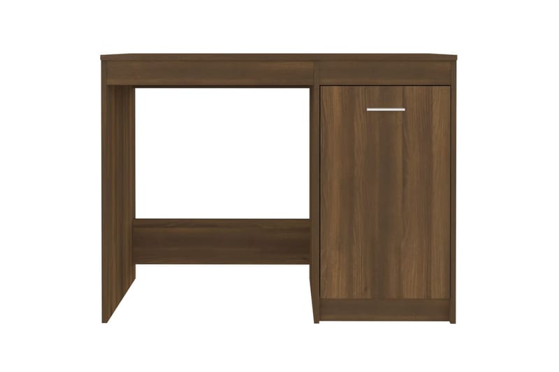 Työpöytä ruskea tammi 100x50x76 cm tekninen puu - Ruskea - Huonekalut - Pöytä & ruokailuryhmä - Apupöytä & sivupöytä - Yöpöytä