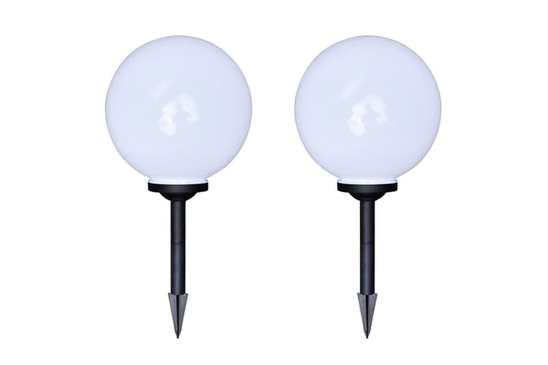 Ulkolamput polulle 4 kpl LED 30 cm maapiikillä - Valkoinen - Huonekalut - Pöytä & ruokailuryhmä - Apupöytä & sivupöytä - Yöpöytä