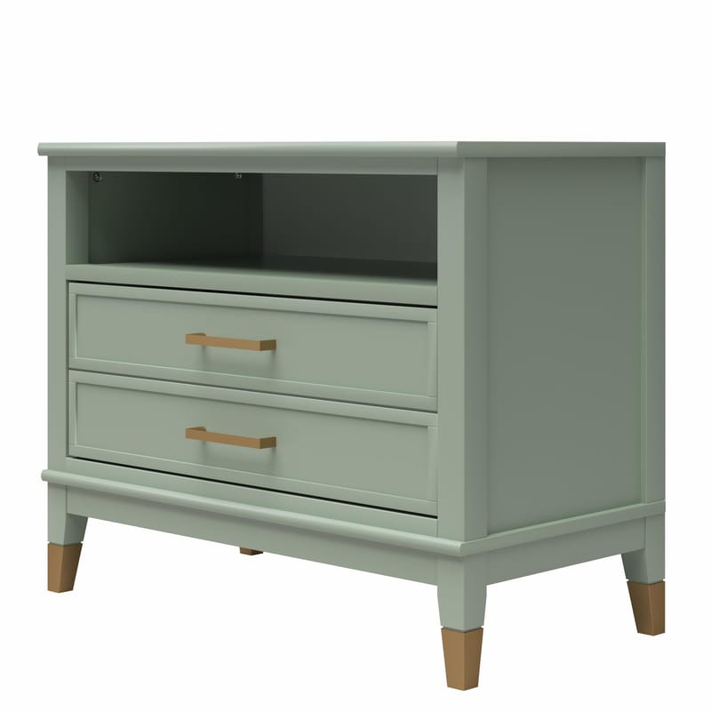 Yöpöytä Westerleigh Haaleanvihreä - Haaleanvihreä - Huonekalut - Pöytä & ruokailuryhmä - Apupöytä & sivupöytä - Yöpöytä