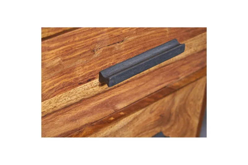 Yöpöytä Wohnling Massiivipuu jenkkisänkyihin 2 laatikolla säilytyshylly maalaistalo - Huonekalut - Pöytä & ruokailuryhmä - Apupöytä & sivupöytä - Yöpöytä