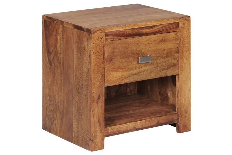 Yöpöytä Wohnling Täyspuuta, laatikolla, hylly, maalaismainen, undefined