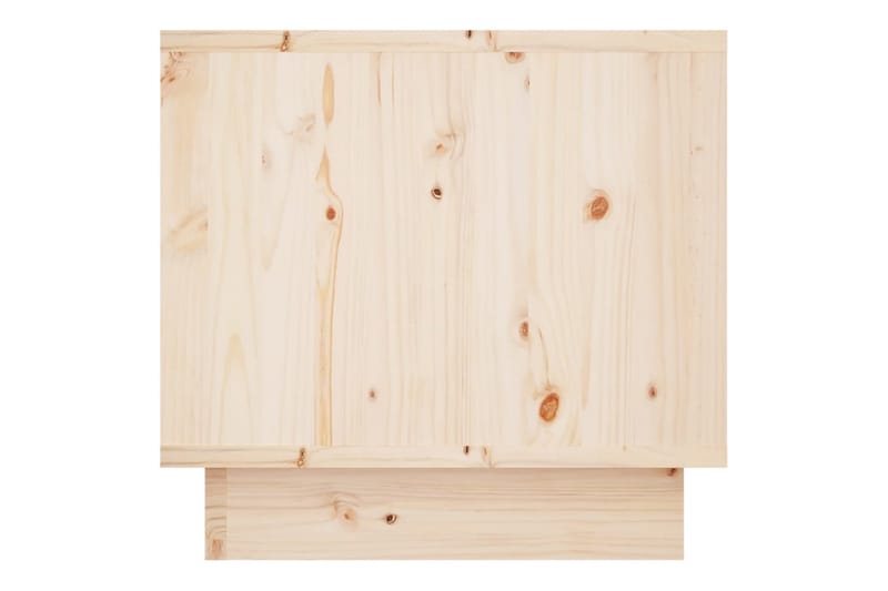 Yöpöydät 2 kpl 35x34x32 cm täysi mänty - Ruskea - Huonekalut - Pöytä & ruokailuryhmä - Apupöytä & sivupöytä - Yöpöytä