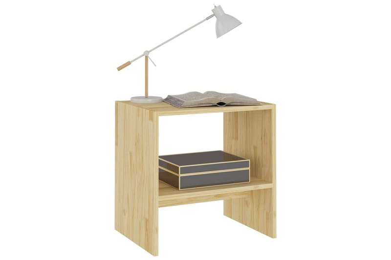 Yöpöydät 2 kpl 40x30,5x40 cm täysi mänty - Huonekalut - Pöytä & ruokailuryhmä - Apupöytä & sivupöytä - Yöpöytä