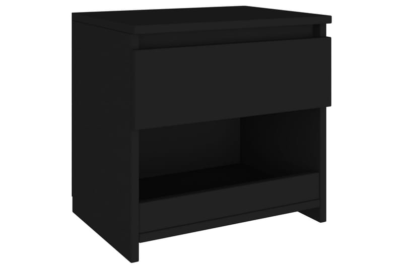 Yöpöydät 2 kpl 40x30x39 cm - Musta - Huonekalut - Pöytä & ruokailuryhmä - Apupöytä & sivupöytä - Yöpöytä