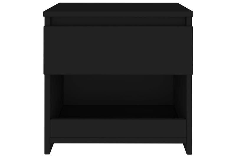 Yöpöydät 2 kpl 40x30x39 cm - Musta - Huonekalut - Pöytä & ruokailuryhmä - Apupöytä & sivupöytä - Yöpöytä