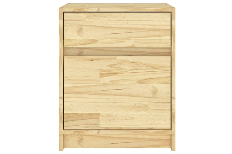Yöpöydät 2 kpl 40x31x50 cm täysi mänty - Ruskea - Huonekalut - Pöytä & ruokailuryhmä - Apupöytä & sivupöytä - Yöpöytä