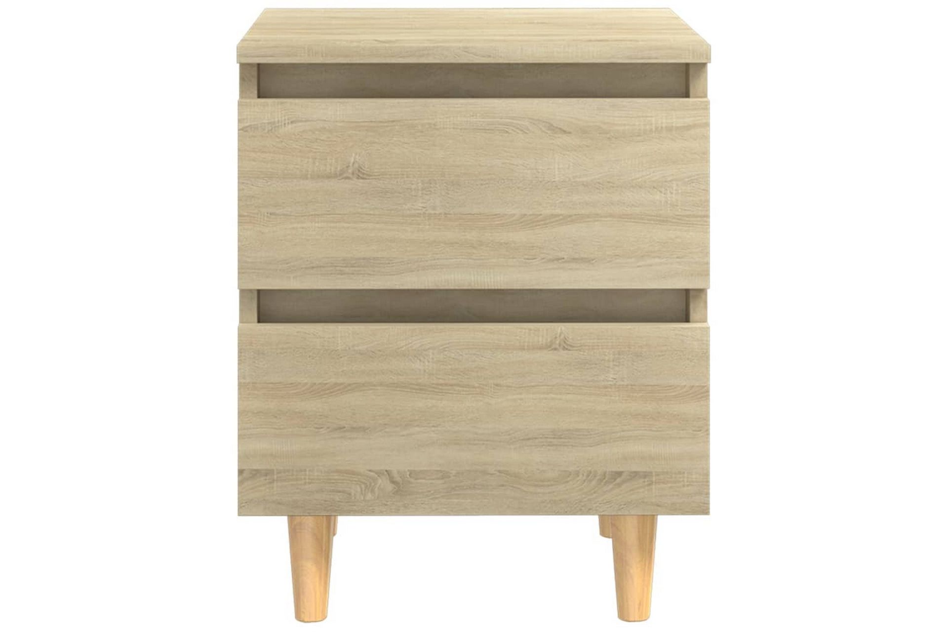 Yöpöydät 2 kpl 40x35x50 cm Mäntyjalat Sonoma-tammi - Ruskea - Huonekalut - Pöytä & ruokailuryhmä - Apupöytä & sivupöytä - Yöpöytä