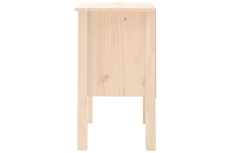 Yöpöydät 2 kpl 40x35x61,5 cm täysi mänty - Ruskea - Huonekalut - Pöytä & ruokailuryhmä - Apupöytä & sivupöytä - Yöpöytä