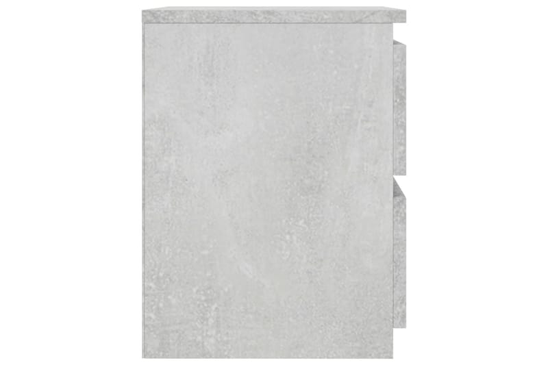 Yöpöydät 2 kpl betoninharmaa 30x30x40 cm lastulevy - Harmaa - Huonekalut - Pöytä & ruokailuryhmä - Apupöytä & sivupöytä - Yöpöytä