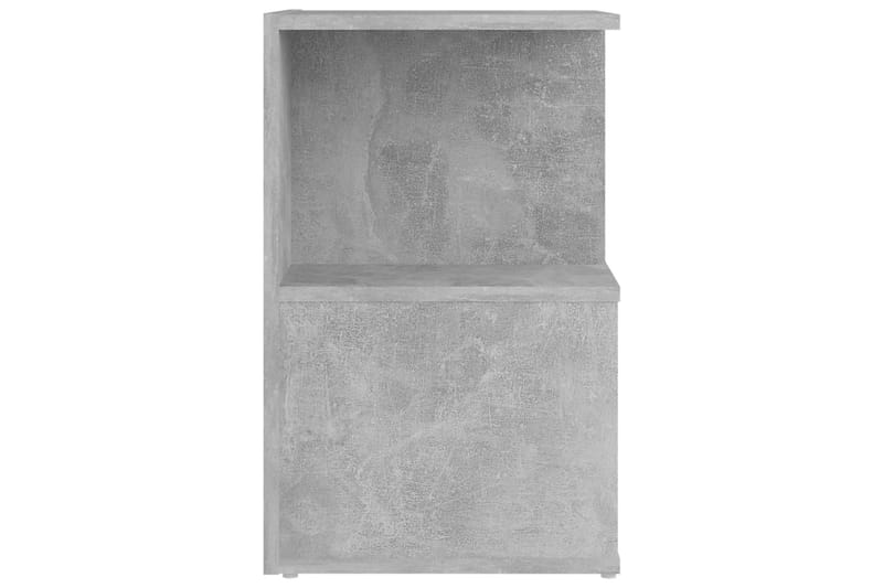 Yöpöydät 2 kpl betoninharmaa 35x35x55 cm lastulevy - Huonekalut - Pöytä & ruokailuryhmä - Apupöytä & sivupöytä - Yöpöytä