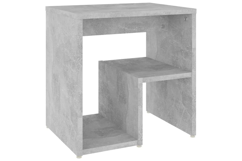 Yöpöydät 2 kpl betoninharmaa 40x30x40 cm lastulevy - Huonekalut - Pöytä & ruokailuryhmä - Apupöytä & sivupöytä - Yöpöytä