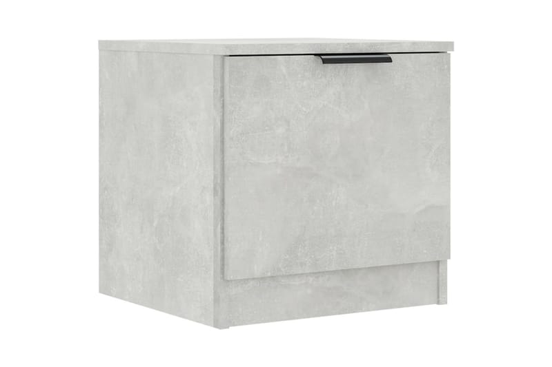 Yöpöydät 2 kpl betoninharmaa 40x39x40 cm - Harmaa - Huonekalut - Pöytä & ruokailuryhmä - Apupöytä & sivupöytä - Yöpöytä