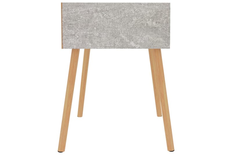 Yöpöydät 2 kpl betoninharmaa 40x40x56 cm lastulevy - Harmaa - Huonekalut - Pöytä & ruokailuryhmä - Apupöytä & sivupöytä - Yöpöytä