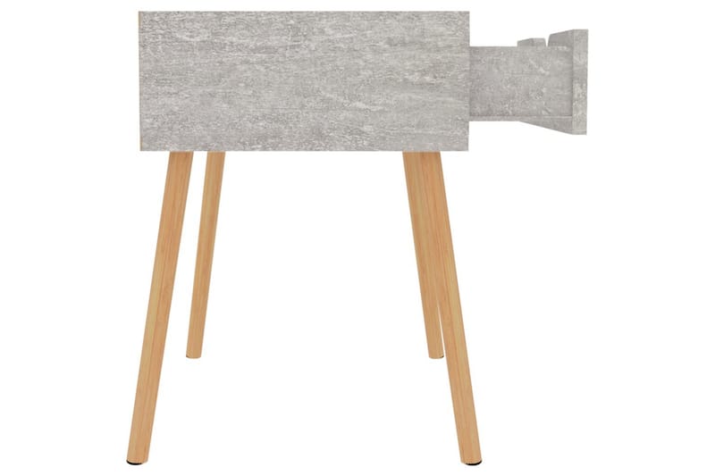 Yöpöydät 2 kpl betoninharmaa 40x40x56 cm lastulevy - Harmaa - Huonekalut - Pöytä & ruokailuryhmä - Apupöytä & sivupöytä - Yöpöytä