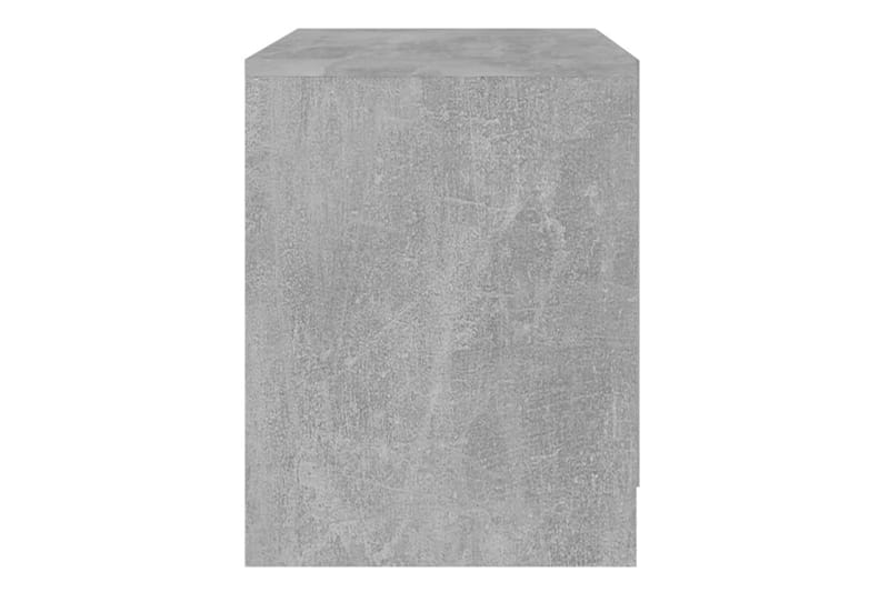 Yöpöydät 2 kpl betoninharmaa 45x34,5x44,5 cm lastulevy - Harmaa - Huonekalut - Pöytä & ruokailuryhmä - Apupöytä & sivupöytä - Yöpöytä