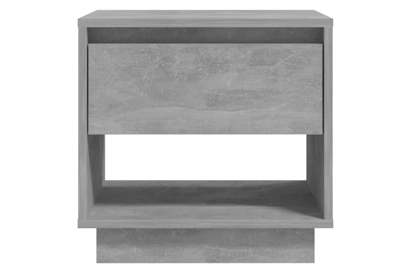 Yöpöydät 2 kpl betoninharmaa 45x34x44 cm lastulevy - Harmaa - Huonekalut - Pöytä & ruokailuryhmä - Apupöytä & sivupöytä - Yöpöytä