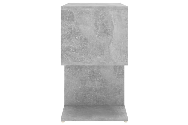 Yöpöydät 2 kpl betoninharmaa 50x30x51,5 cm lastulevy - Huonekalut - Pöytä & ruokailuryhmä - Apupöytä & sivupöytä - Yöpöytä