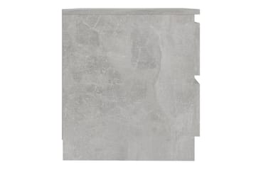 Yöpöydät 2 kpl betoninharmaa 50x39x43,5 cm lastulevy - Huonekalut - Pöytä & ruokailuryhmä - Apupöytä & sivupöytä - Yöpöytä