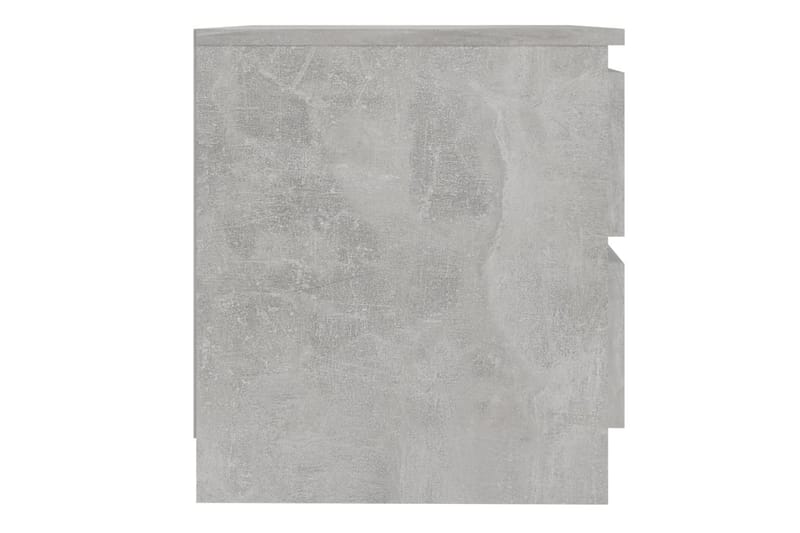 Yöpöydät 2 kpl betoninharmaa 50x39x43,5 cm lastulevy - Huonekalut - Pöytä & ruokailuryhmä - Apupöytä & sivupöytä - Yöpöytä