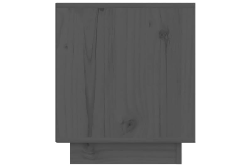 Yöpöydät 2 kpl harmaa 40x34x40 cm täysi mänty - Harmaa - Huonekalut - Pöytä & ruokailuryhmä - Apupöytä & sivupöytä - Yöpöytä