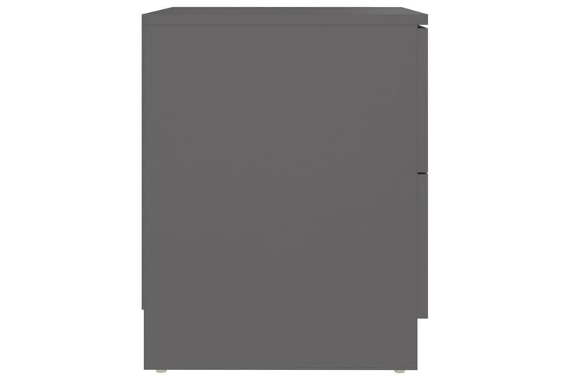 Yöpöydät 2 kpl harmaa 40x40x50 cm lastulevy - Huonekalut - Pöytä & ruokailuryhmä - Apupöytä & sivupöytä - Yöpöytä