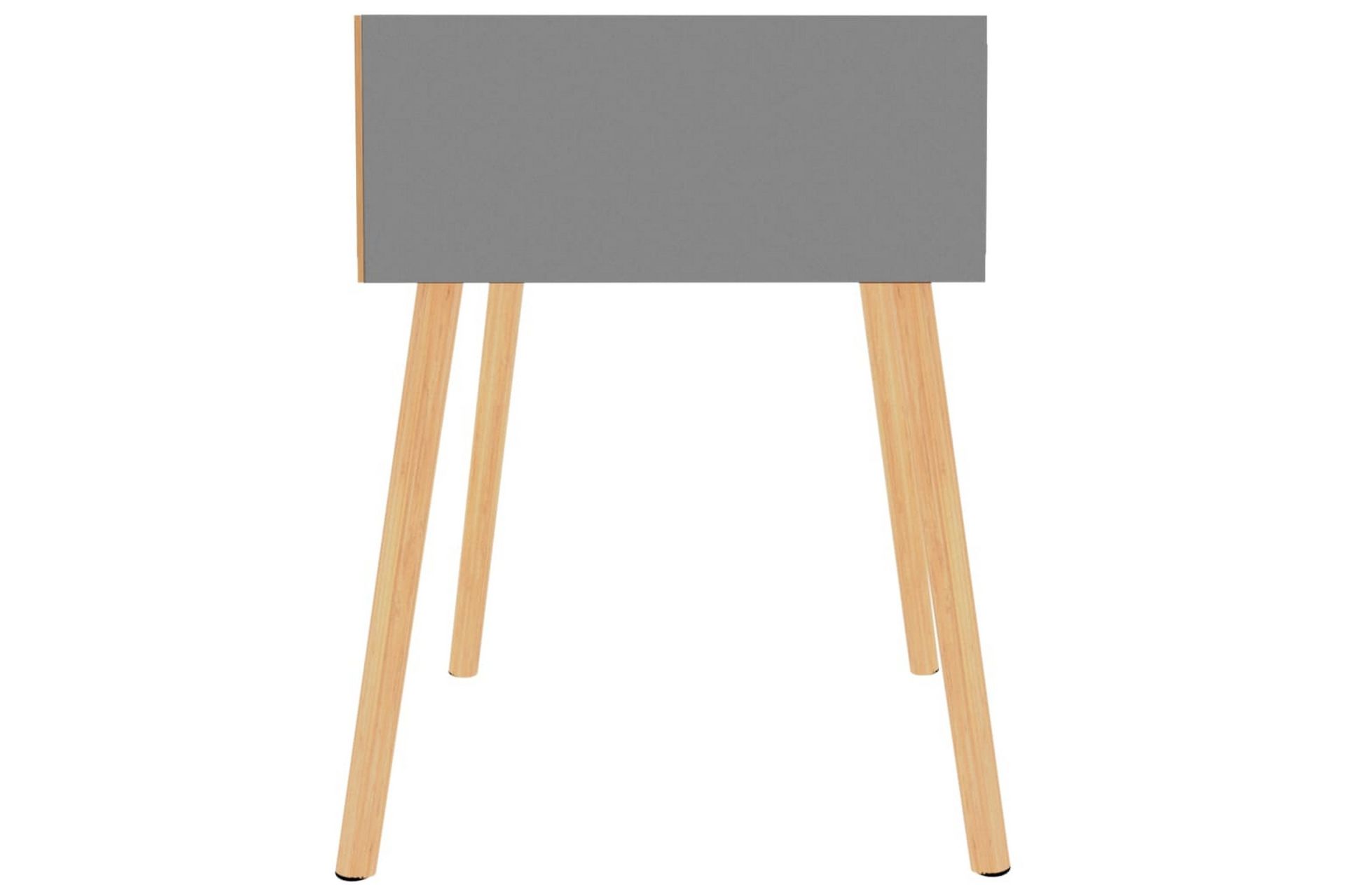 Yöpöydät 2 kpl harmaa 40x40x56 cm lastulevy - Harmaa - Huonekalut - Pöytä & ruokailuryhmä - Apupöytä & sivupöytä - Yöpöytä