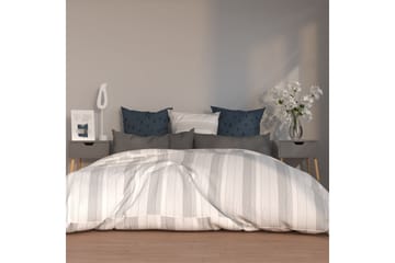 Yöpöydät 2 kpl harmaa 40x40x56 cm lastulevy - Harmaa - Huonekalut - Pöytä & ruokailuryhmä - Apupöytä & sivupöytä - Yöpöytä