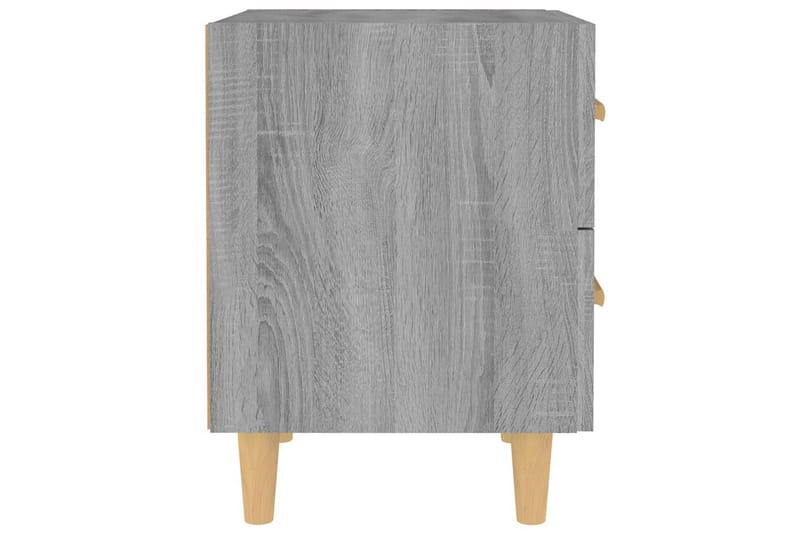 Yöpöydät 2 kpl harmaa Sonoma 40x35x47,5 cm - Harmaa - Huonekalut - Pöytä & ruokailuryhmä - Apupöytä & sivupöytä - Yöpöytä