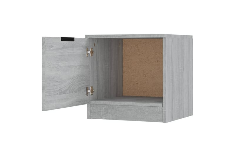 Yöpöydät 2 kpl harmaa Sonoma 40x39x40 cm - Harmaa - Huonekalut - Pöytä & ruokailuryhmä - Apupöytä & sivupöytä - Yöpöytä